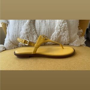 Michael Kors Mustard Yellow Sandals